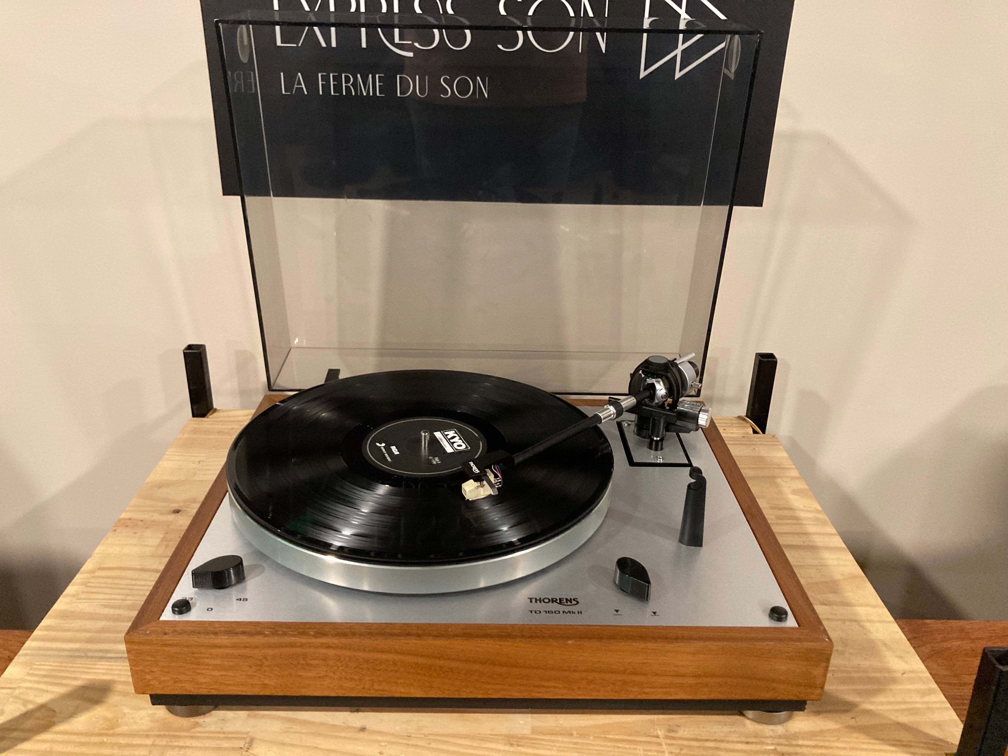 THORENS TD160 MK2 finition bois